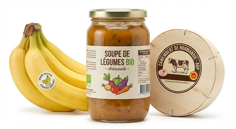 Étiquettes agro-alimentaires personnalisées